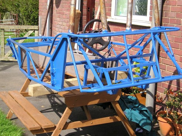 fully painted chassis